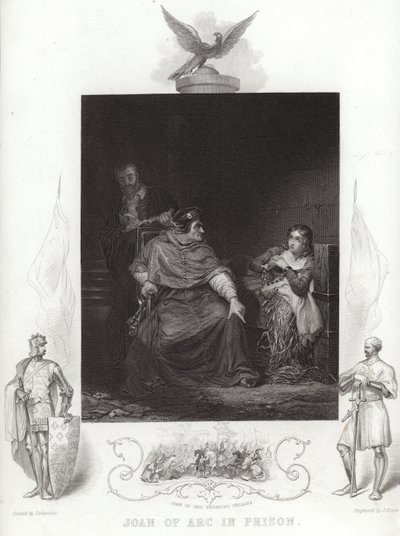 Juana de Arco en prisión de Hippolyte Delaroche